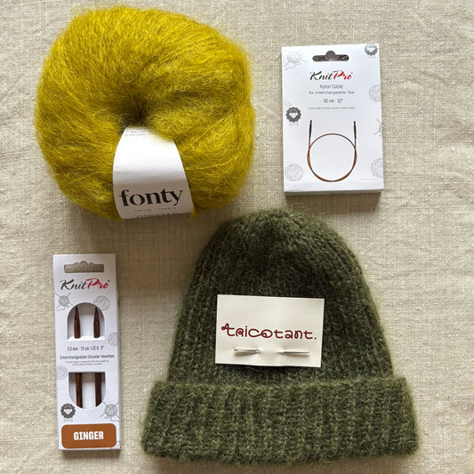 Kit - Le Bonnet - Patron, mohair & accessoires