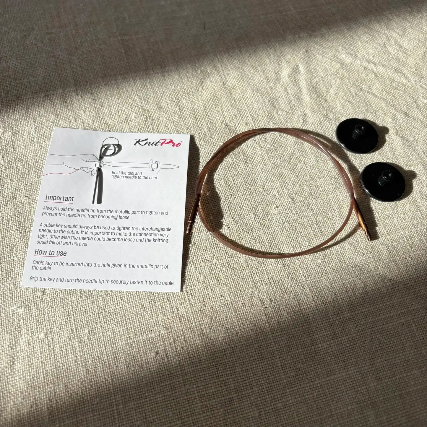 Câble 40 cm pour aiguilles circulaires interchangeables