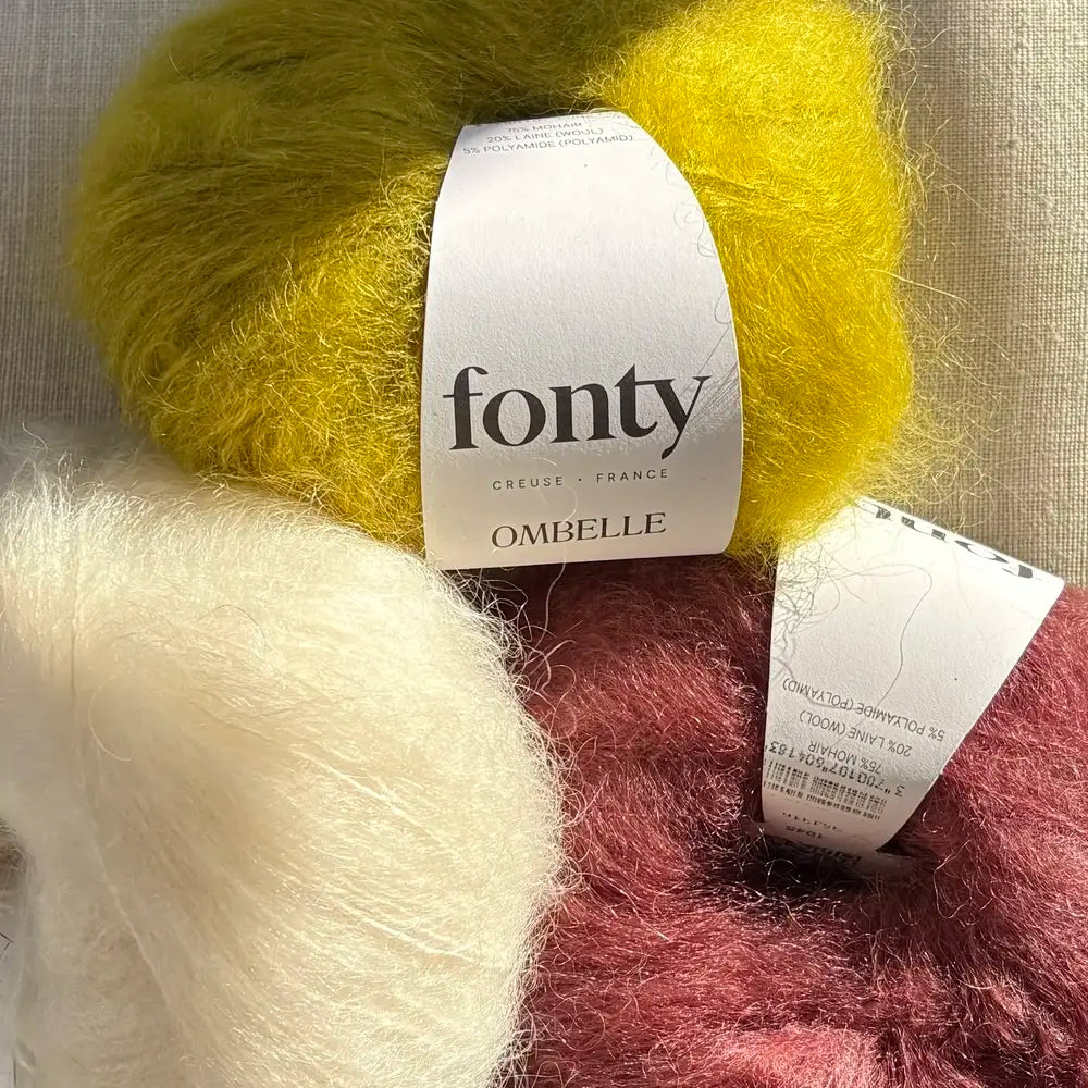 Kit bonnet Boule - Prune Tricote