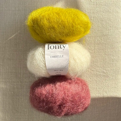 Kit bonnet Boule - Prune Tricote