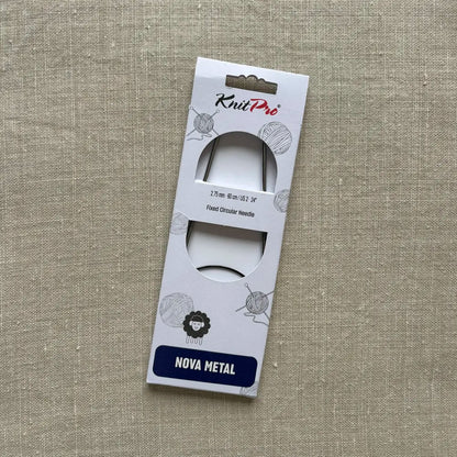 Aiguilles circulaires fixes Nova Metal 60 cm - KnitPro