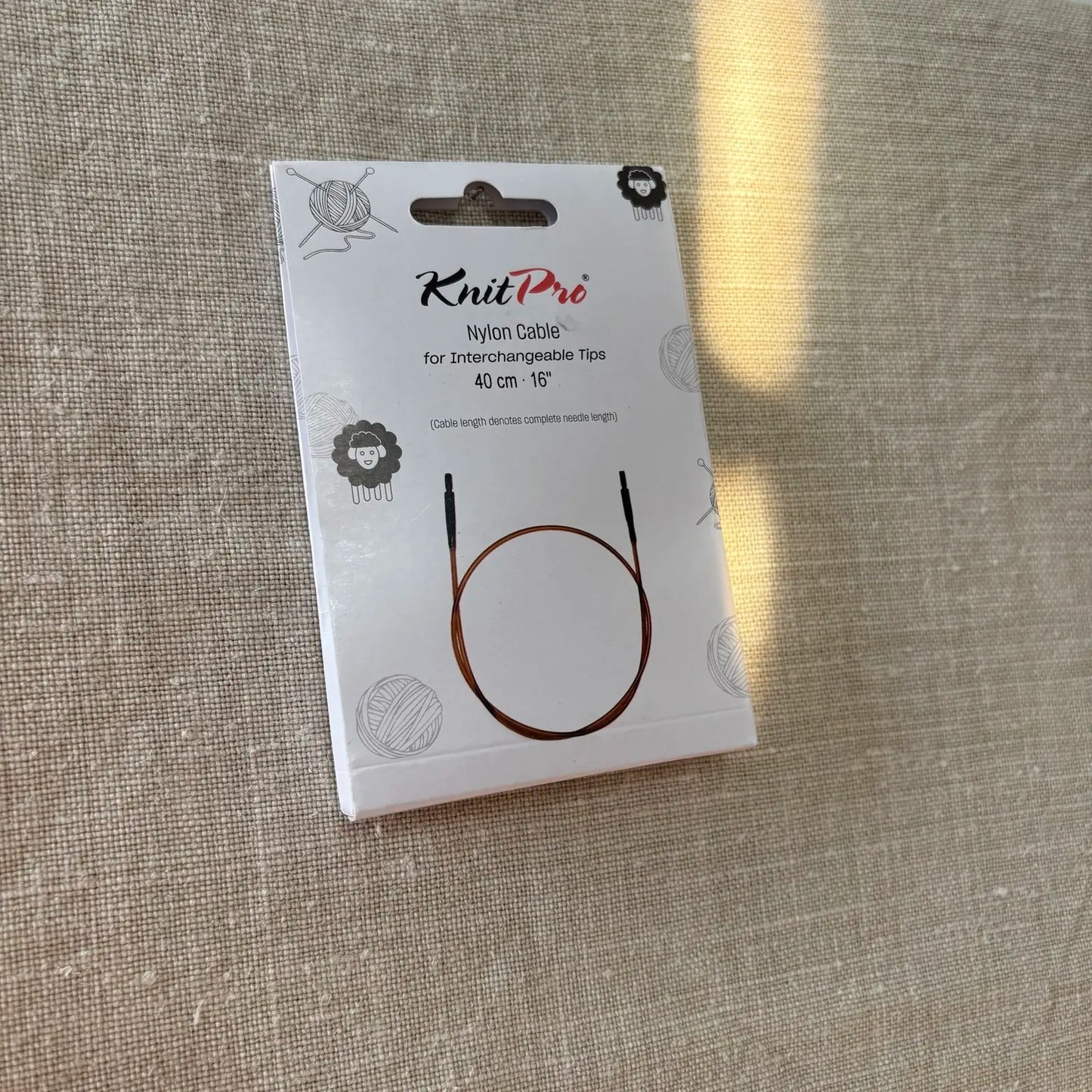 Câble 40 cm pour aiguilles circulaires interchangeables