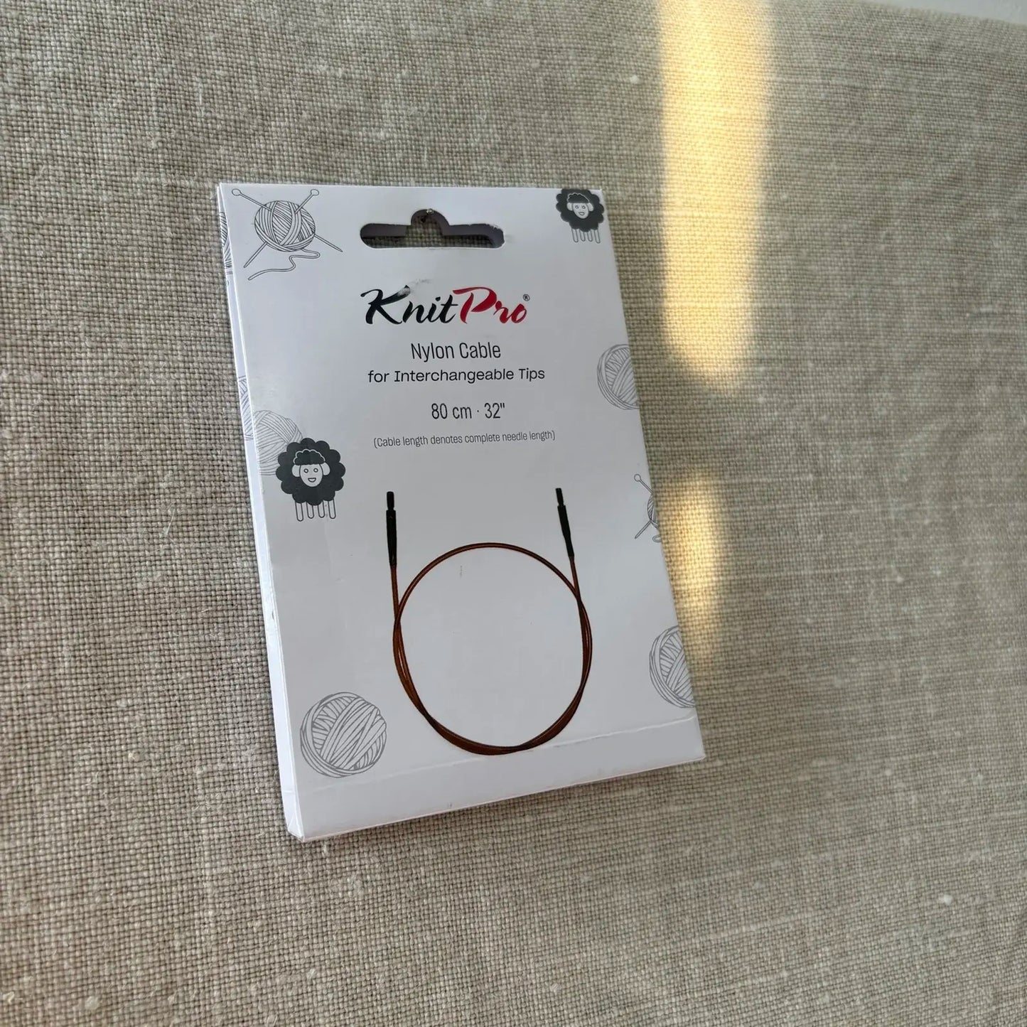 Câble 80 cm pour aiguilles circulaires interchangeables